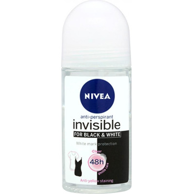 Productafbeelding Nivea Deoroller Invisible Black & White Clear
