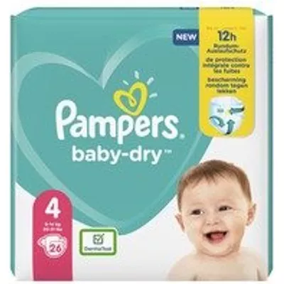 Productfoto Pampers Baby Dry Maat 4