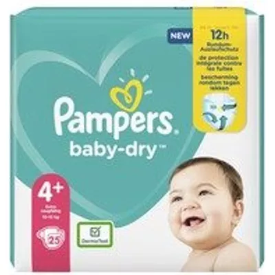 Productfoto Pampers Baby Dry Maat 4+