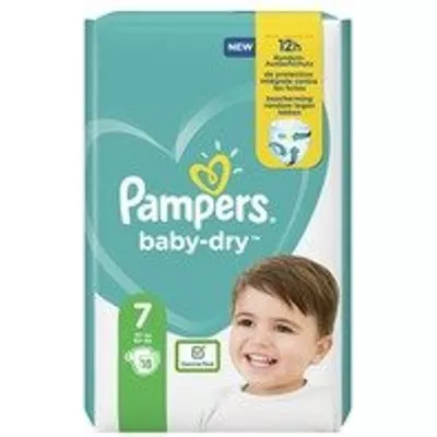 Productfoto Pampers Baby Dry Maat 7