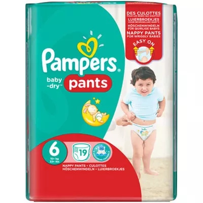 Productfoto Pampers Baby Dry Pants Maat 6