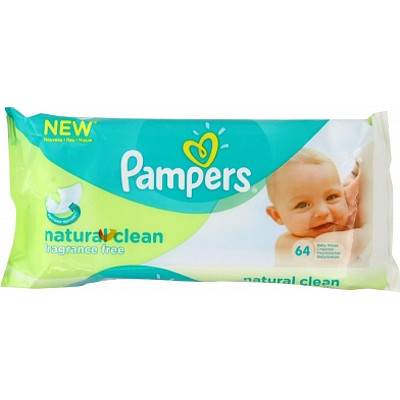 Productafbeelding Pampers Babydoekjes Natural Clean